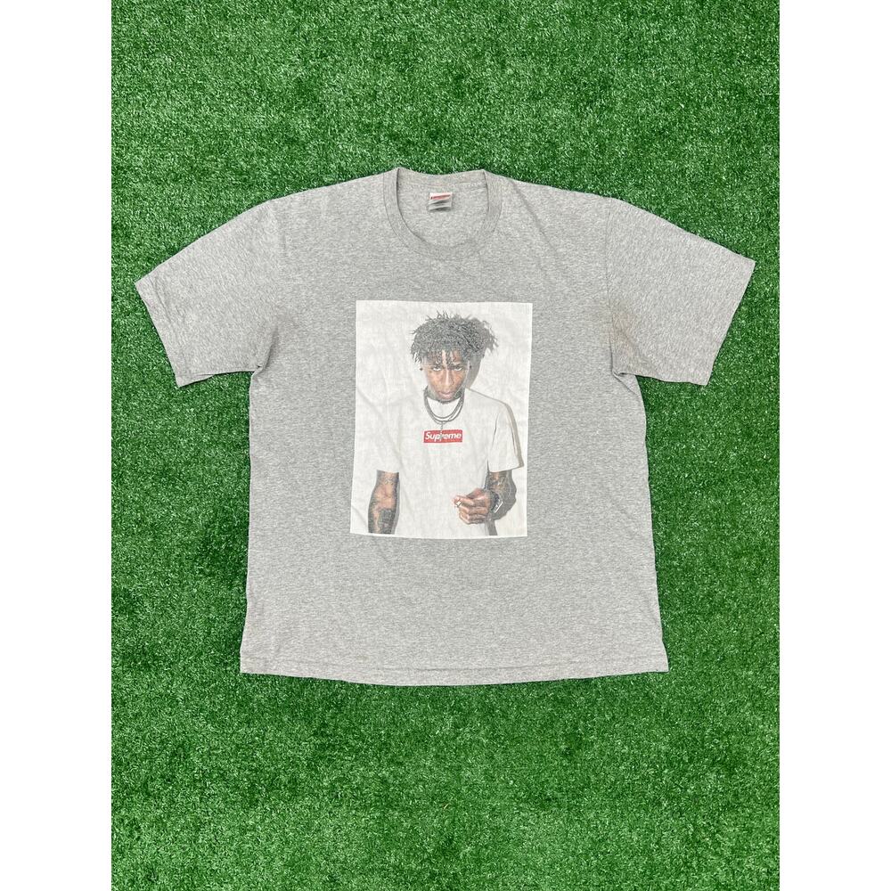 Supreme NBA Youngboy T-Shirt Gray SZ Medium